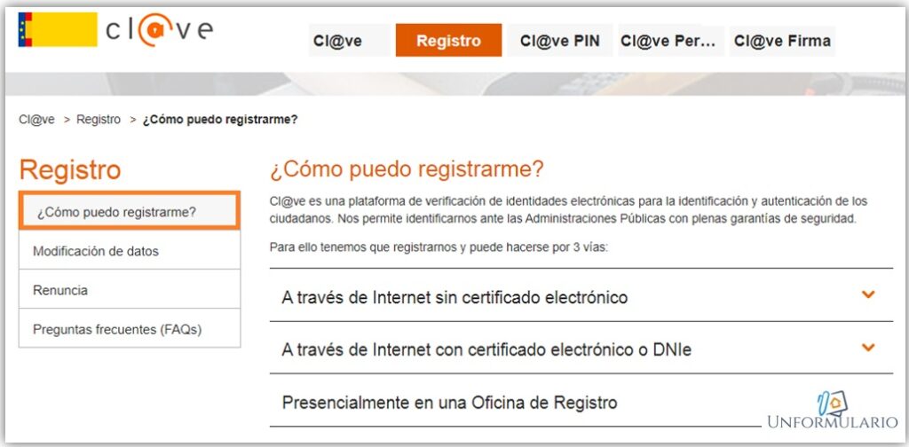 conseguir Clave permanente en España [2021] Comoseconsigue