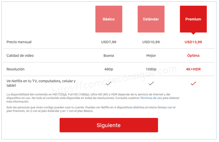 Obtener una cuenta Netflix en USA