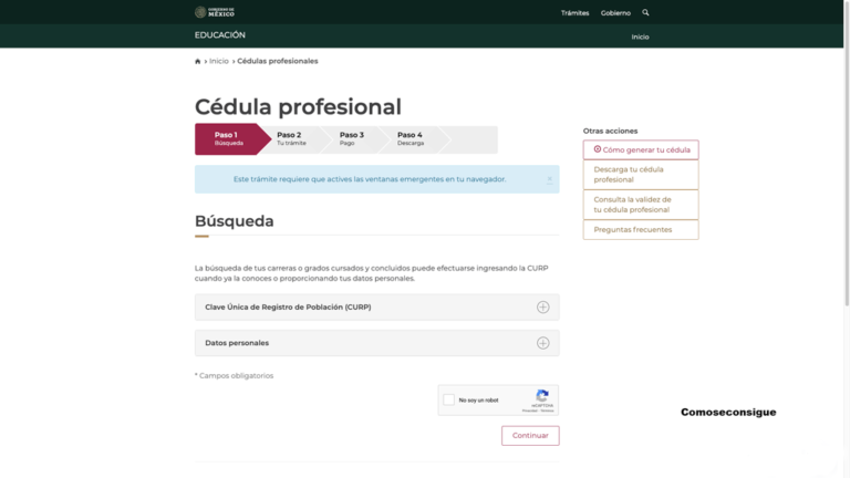 🏅¿Cómo solicitar la cédula profesional en México? [2021] | Comoseconsigue